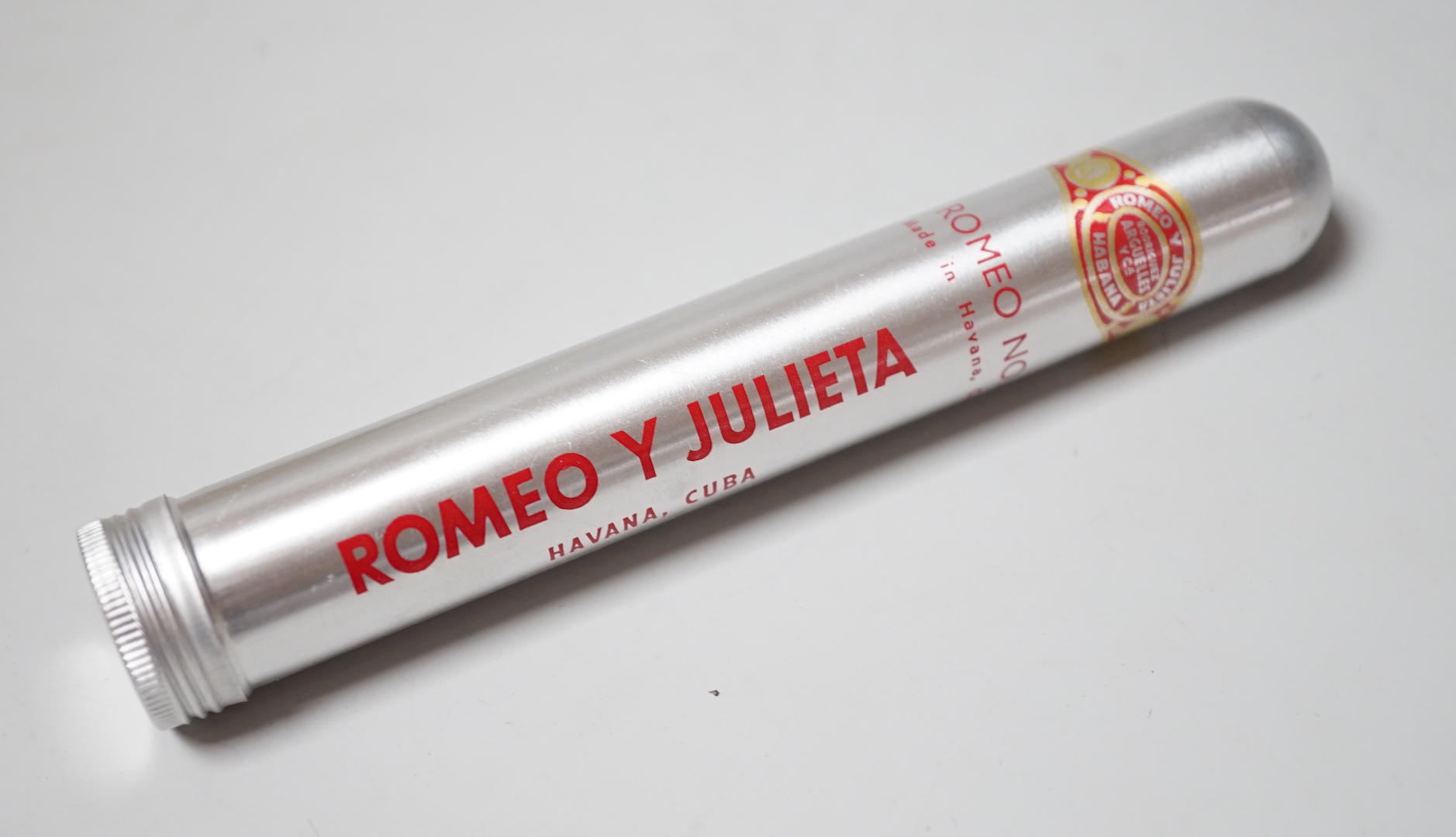 An incomplete Box of Romeo Y Julieta cigars